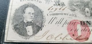 1962 Virginia Treasury Note 1 Dollar 4