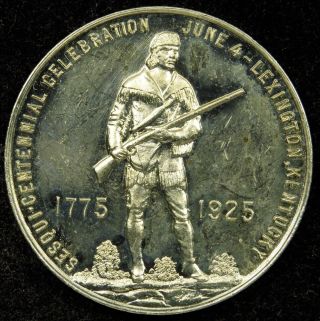 1925 So Called Half Dollar Daniel Boone Lexington Lafayette Centennial
