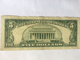 1969 series STAR NOTE $5 Dollar Federal Reserve Note US Currency 4