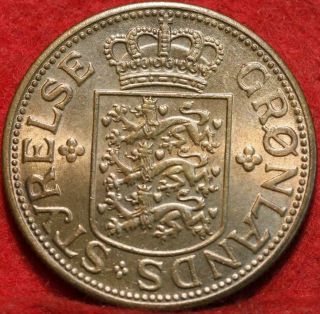 Uncirculated 1944 Greenland 5 Kroner Foreign Coin