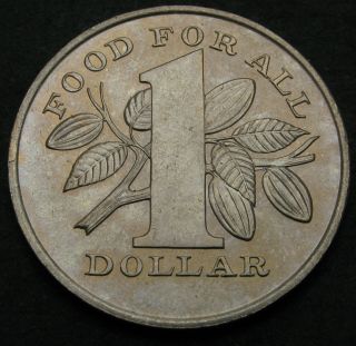 Trinidad & Tobago 1 Dollar 1979 - Copper/nickel - F.  A.  O.  - Aunc - 3605