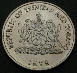 TRINIDAD & TOBAGO 1 Dollar 1979 - Copper/Nickel - F.  A.  O.  - aUNC - 3605 2
