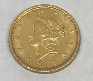 1852 Liberty Head Gold Dollar $1 Type United States Gold Coinage Philadelphia 5