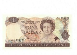Bank Of Zealand 1 Dollar 1981 - 1985 Xf
