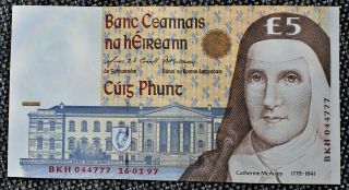Ireland 5 Pounds 1997 Ef,  Central Bank Of Ireland ¤¤¤¤¤¤¤look¤¤¤¤¤¤¤