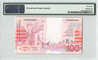 Belgium ND (1995 - 2001) P - 147 PMG Choice UNC 64 EPQ 100 Francs 2