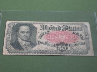 Us Paper Money Fractional Currency 50 Fifty Cents Series Of 1875