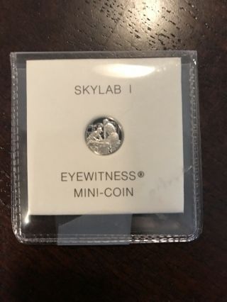Skylab 1 Platinum Mini Coin - Certified - Space Coin