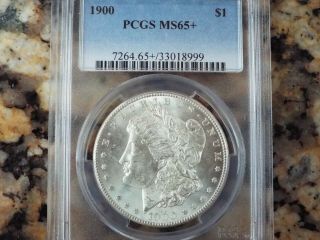 $235 Value 1900 - P Morgan Silver Dollar,  Pcgs Ms - 65,