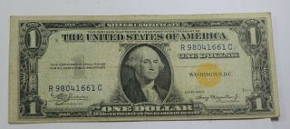 1935 A North Africa $1 One Dollar Silver Certificate Fr2306 Julian - Morgenthau