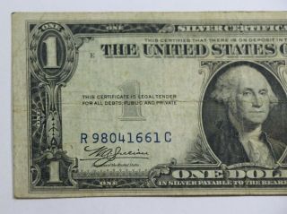 1935 A North Africa $1 One Dollar Silver Certificate FR2306 Julian - Morgenthau 2