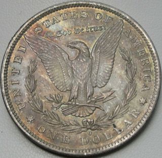 1884 - O $1 Morgan Silver Dollar,  Toned,  Bu,  Unc,  90 Silver,  2634