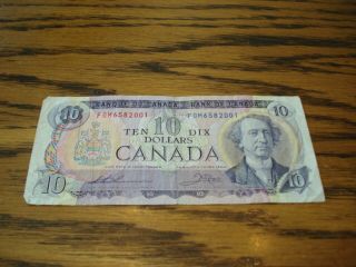 1971 - Canada $10 Bank Note - Canadian Ten Dollar Bill - Fdm6582001