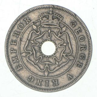 Silver - World Coin - 1936 Southern Rhodesia 1 Penny - 6.  4 Grams 653