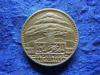 Lebanon 50 Piastres 1936,  Km8