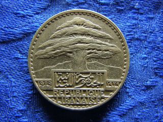 Lebanon 50 Piastres 1929,  Km8