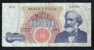 1000 Lire From Italy 1965