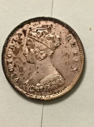 1866 Hong Kong 10 Cent (queen Victoria)