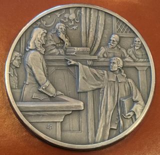 Leading Revolt In Carolina John Culpeper Tried For Treason In England Coin Medal