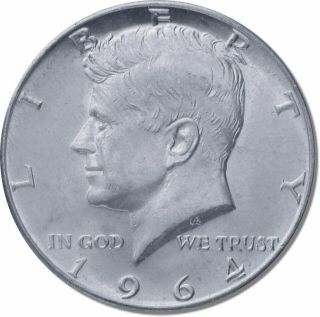 1964 - D Kennedy Half Dollar Roll (20 Coins) Choice Bu
