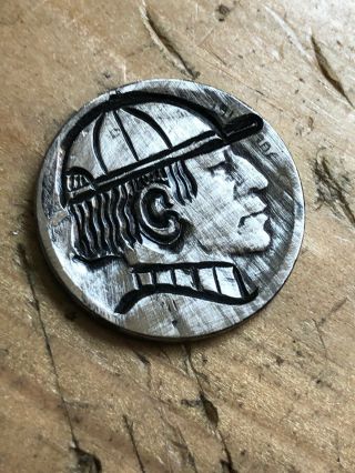 Mr Baseball Hat Home Run Old Fashioned Style Hobo Nickel Hand Engraved Coin Art