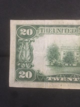 1934A (G) FEDERAL RESERVE NOTE TWENTY DOLLAR BILL.  $20.  00 6
