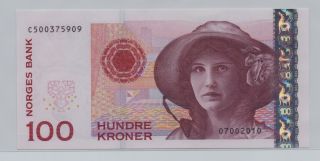 [$] Norway,  Nd,  100 Kroner,  Gem Unc
