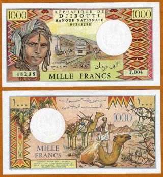 Djibouti 1000 Francs (1988) P - 37 (37e),  Unc