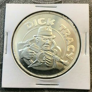 Dick Tracy 1 Troy Ounce.  999 Fine Silver Coin
