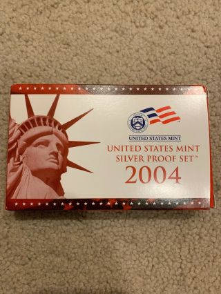2004 - S United States Silver Proof Coin Set.  90 Silver.  (819606)