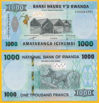 Rwanda 1000 Francs P - 2019 Unc Banknote