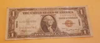 Series of 1935 A Hawaii $1 Silver Certificate 2