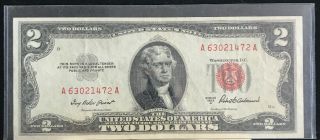 Series 1953 A $2 Two Dollar Legal Tender Note Fr - 1510 Af3