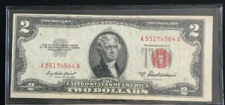 Series 1953 A $2 Two Dollar Legal Tender Note Fr - 1510 Af4