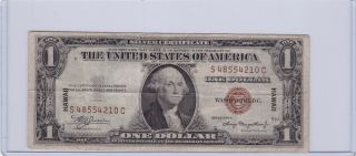 Series 1935 A One Dollar Silver Certificate Hawaii $1 Note | 1