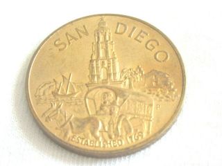 San Diego 200th Anniversary 1769 - 1969 Medal. . .  4.  9/22