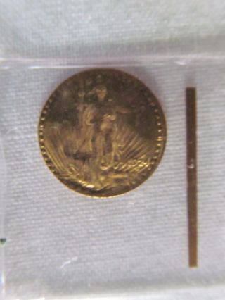 1924 Miniature St.  Gaudens Gold Coin Still In Pack Uncirculated