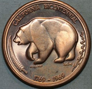 California Bicentennial Bronze Medal The Golden Land 1761969