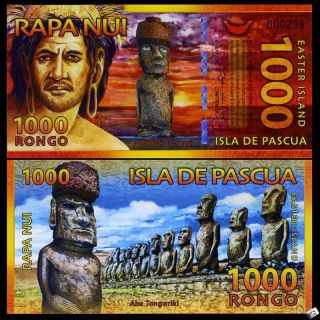 Easter Island,  1000 Rongo,  2011,  Polymer,  Unc