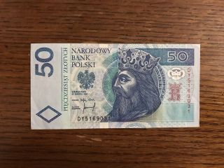 Poland 50 Zloty Banknote King Kazimierz Wielki Iii