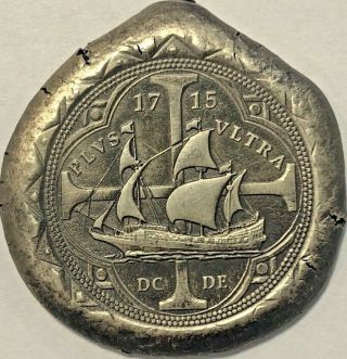 . 999 Pure Silver 1715 Flotilla Atocha 8 Reale Shipwreck Coin