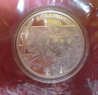 Rosamond Silver Proof Round Limited Mintage Of 2500