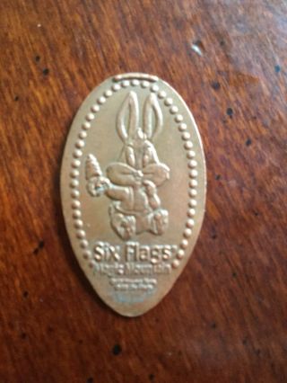 Baby Bugs Bunny Six Flags Pressed Elongated Penny  A279