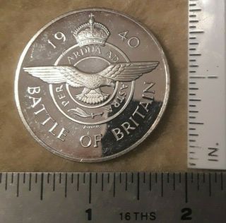 Royal Air Force 1940 " Battle Of Britain ".  999 Silver Bullion Round