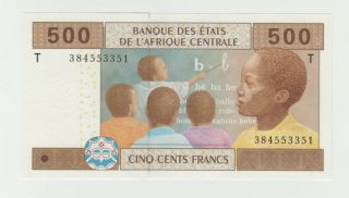 Congo - Central African States 500 Francs 2002 P - 106ta Unc