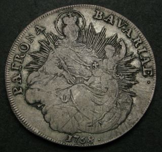 Bavaria (german State) 1 Thaler 1768 A - Silver - Maximilian Iii,  Josef - 1686