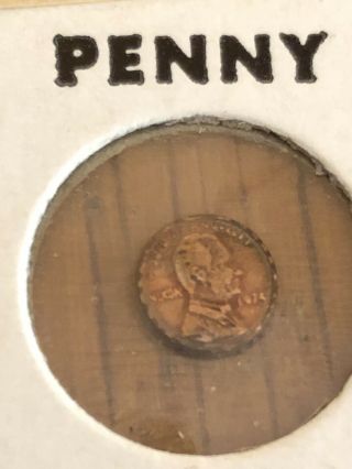 Set Of 4 1974 “New Nixon Penny & Getting Smaller” Inflation Protest Coin 2