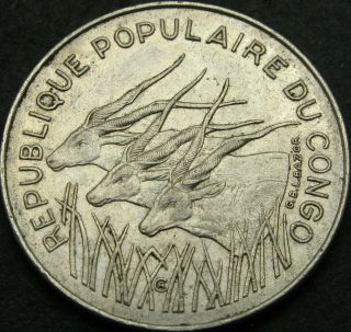 CONGO 100 Francs 1983 - Nickel - XF - 2654 ¤ 2