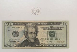 20 Dollar Bill Repeater ❤️fancy Collectable