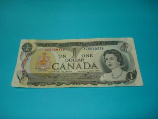 1973 - Canada $1 Bank Note - Canadian One Dollar Bill - Ac5080336